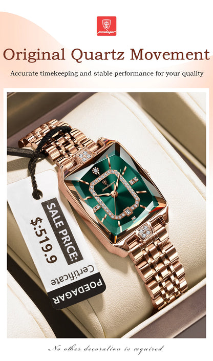POEDAGAR Luxury Watch For Woman