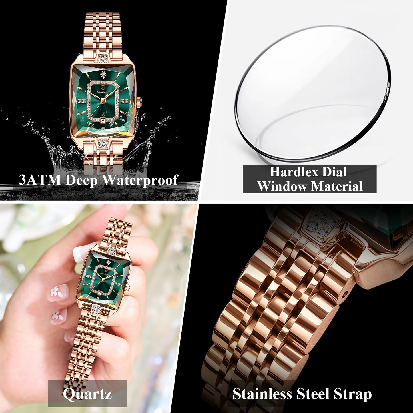 POEDAGAR Luxury Watch For Woman