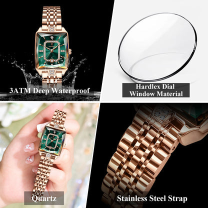 POEDAGAR Luxury Watch For Woman