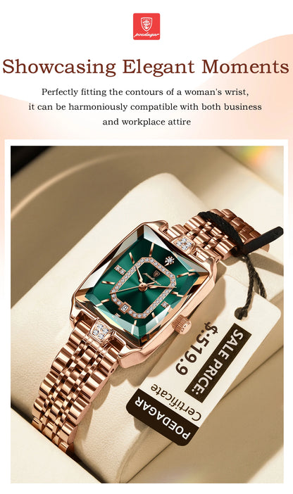 POEDAGAR Luxury Watch For Woman