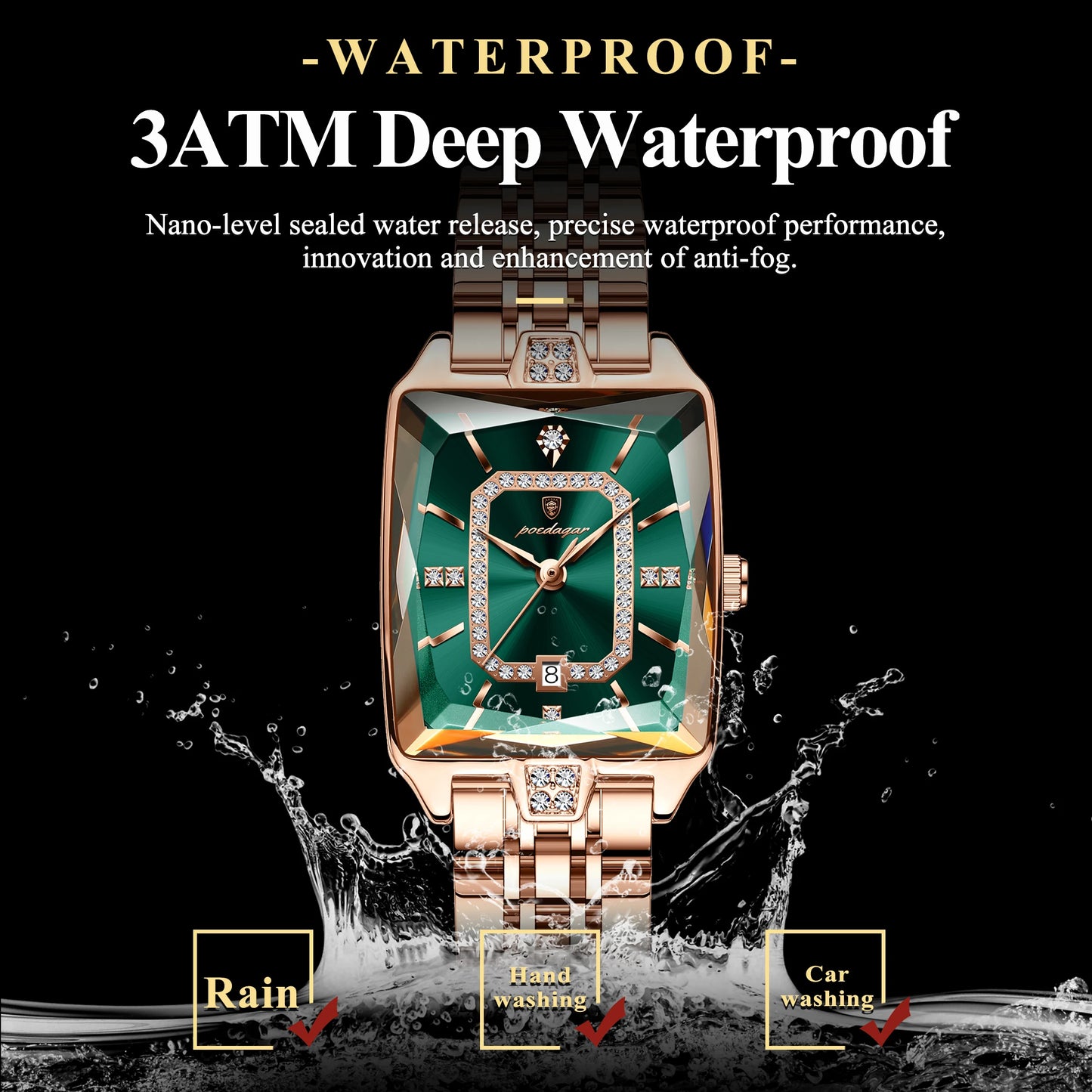 POEDAGAR Luxury Watch For Woman