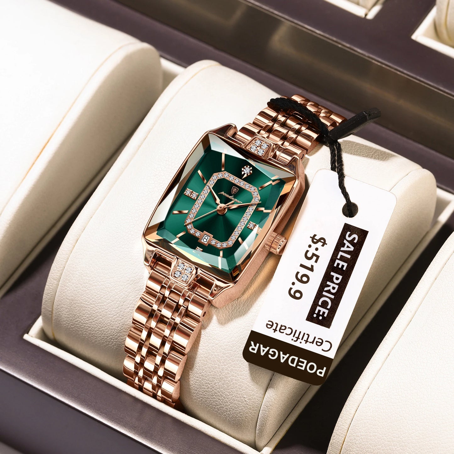 POEDAGAR Luxury Watch For Woman