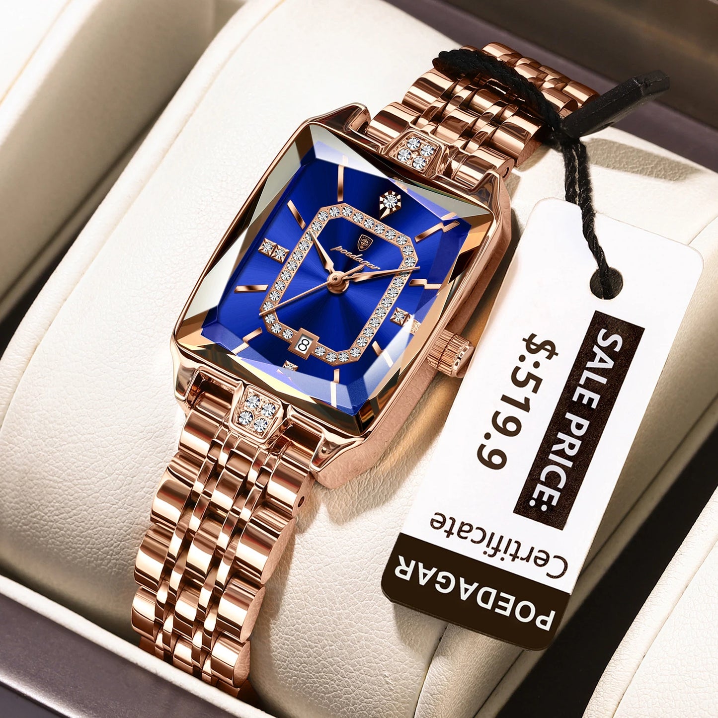 POEDAGAR Luxury Watch For Woman