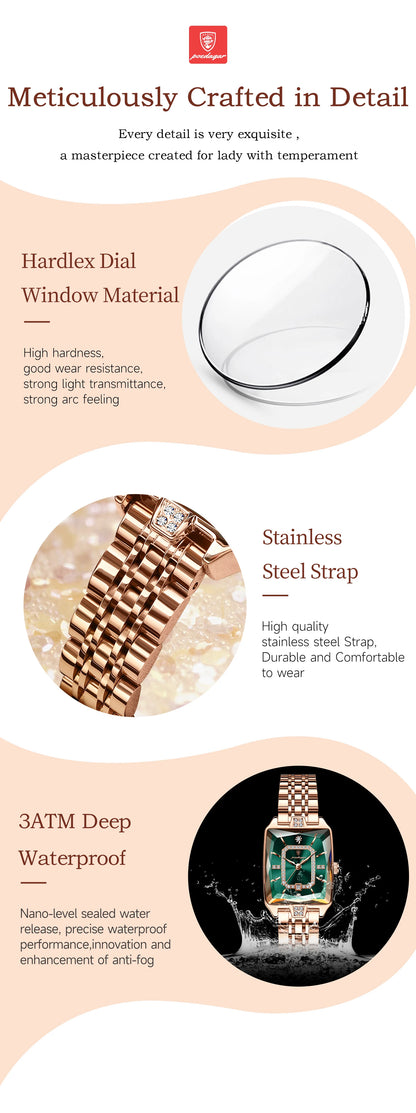 POEDAGAR Luxury Watch For Woman