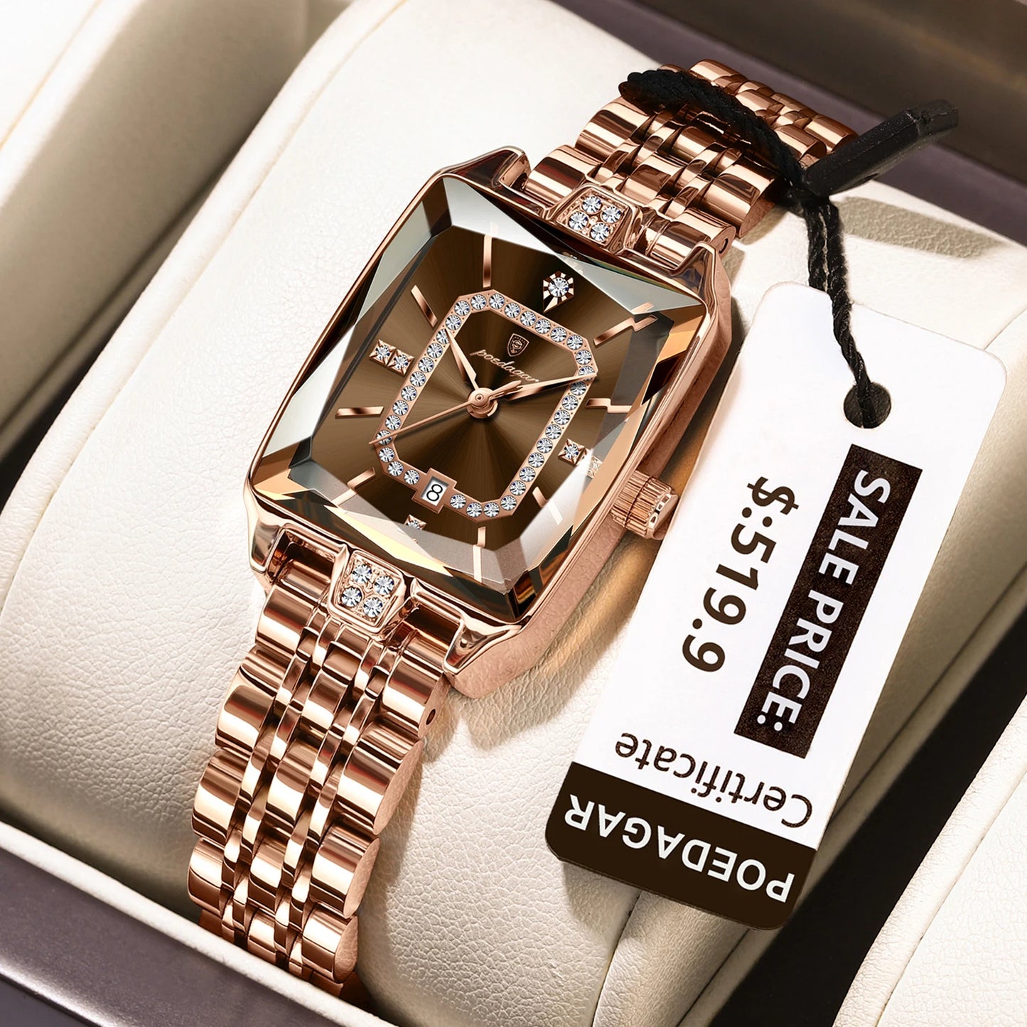 POEDAGAR Luxury Watch For Woman